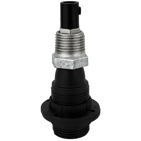 E14 threaded thermoplastic socket kit on 1/2'' (15x21mm) male galvanized cast iron fitting