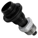 E14 threaded thermoplastic socket kit on male galvanized cast iron fitting