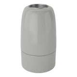 E14 porcelain socket — Grey