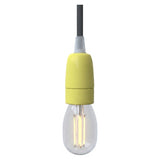 E14 porcelain socket — Yellow