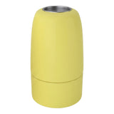E14 porcelain socket — Yellow