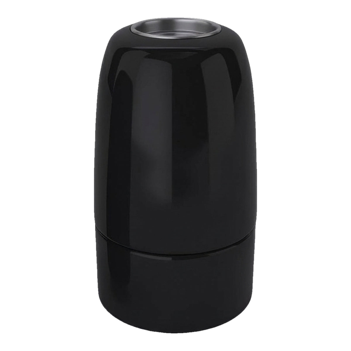 E14 porcelain socket — Black