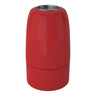 E14 porcelain socket — Red