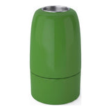 E14 porcelain socket — Green