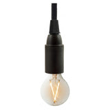 E14 thermoplastic socket — Black