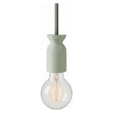 E27 socket in 3D-printed recycled plastic — Sage green