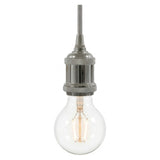 E27 vintage aluminium socket — Chrome