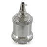E27 vintage aluminium socket — Chrome
