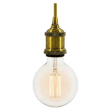 E27 vintage aluminium socket — Brass