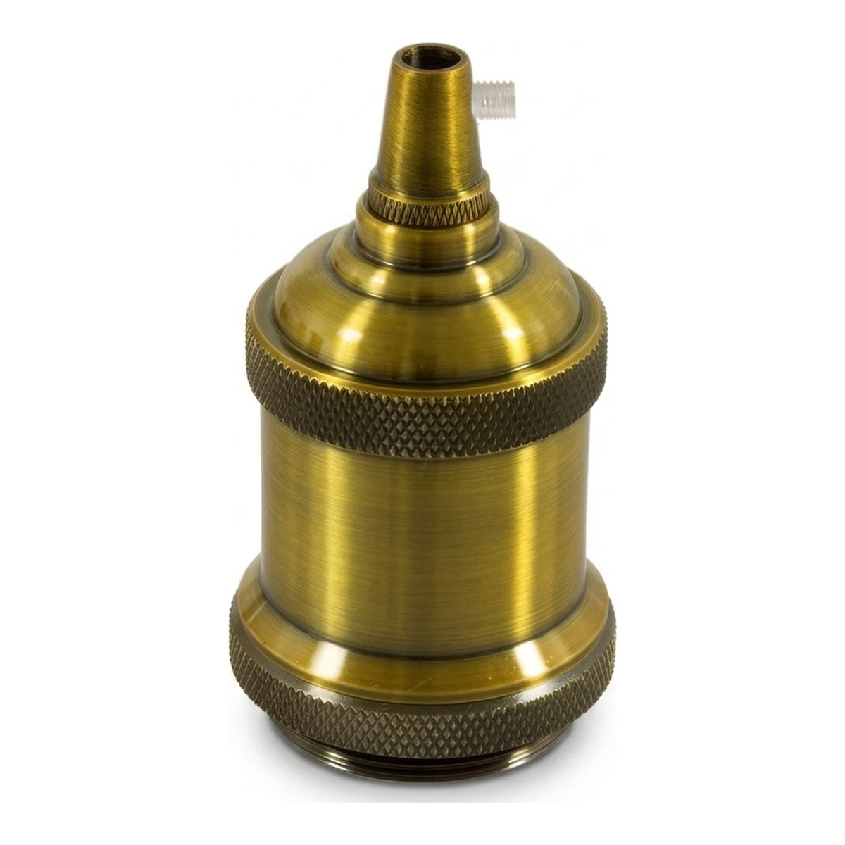 E27 vintage aluminium socket — Brass