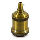 E27 vintage aluminium socket — Brass