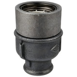 E27 socket kit with ring on female Eco black malleable iron fitting