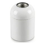 E27 bakelite socket — White