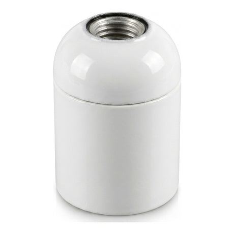 E27 bakelite socket — White