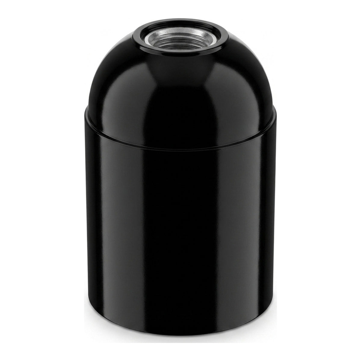 E27 bakelite socket — Black