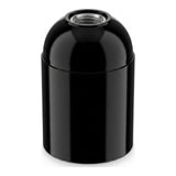 E27 bakelite socket — Black