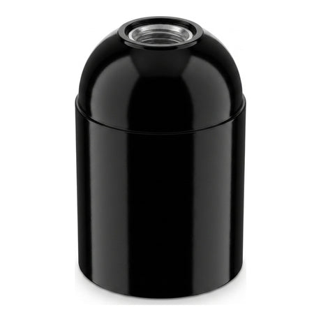 E27 bakelite socket — Black