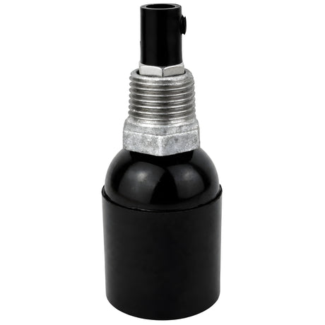 E27 bakelite socket kit on 1/2'' (15x21mm) male galvanized cast iron fitting