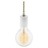 E27 wood socket — White