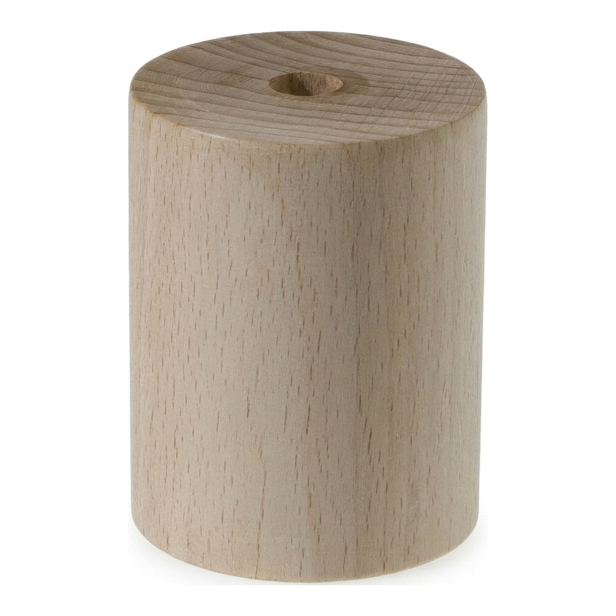 E27 wood socket — Natural