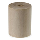 E27 wood socket — Natural