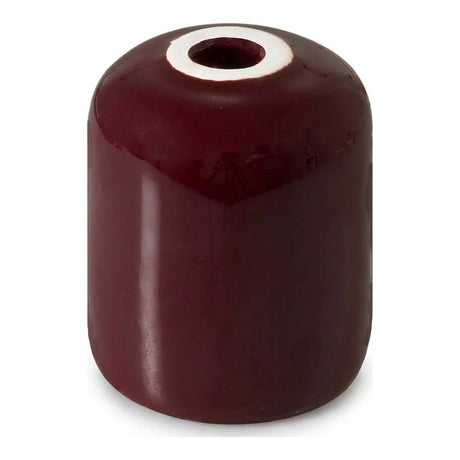 E27 ceramic socket — Burgundy