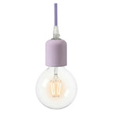 E27 ceramic socket — Lilac