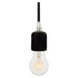 E27 ceramic socket — Black