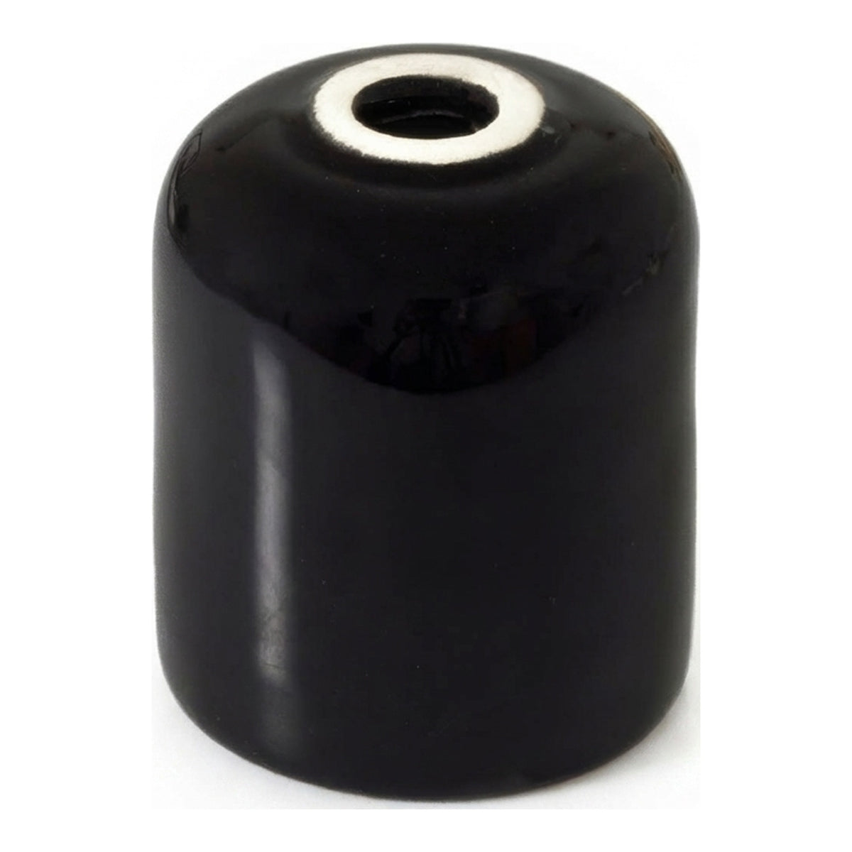 E27 ceramic socket — Black