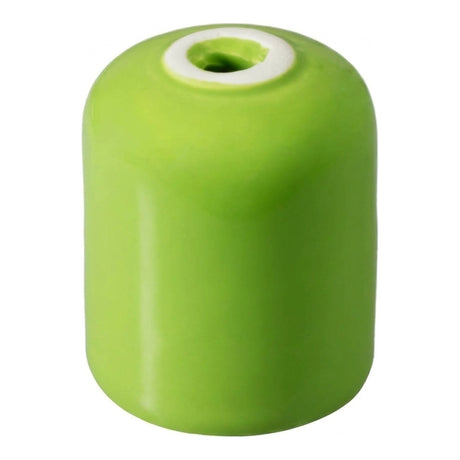 E27 ceramic socket — Pistachio green