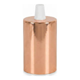 E27 cylindrical metal socket — Conical plastic / Copper
