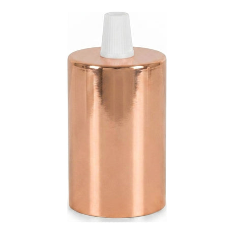 E27 cylindrical metal socket — Conical plastic / Copper