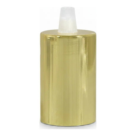 E27 cylindrical metal socket — Conical plastic / Brass