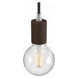 E27 cylindrical metal socket — Conical plastic / Rust