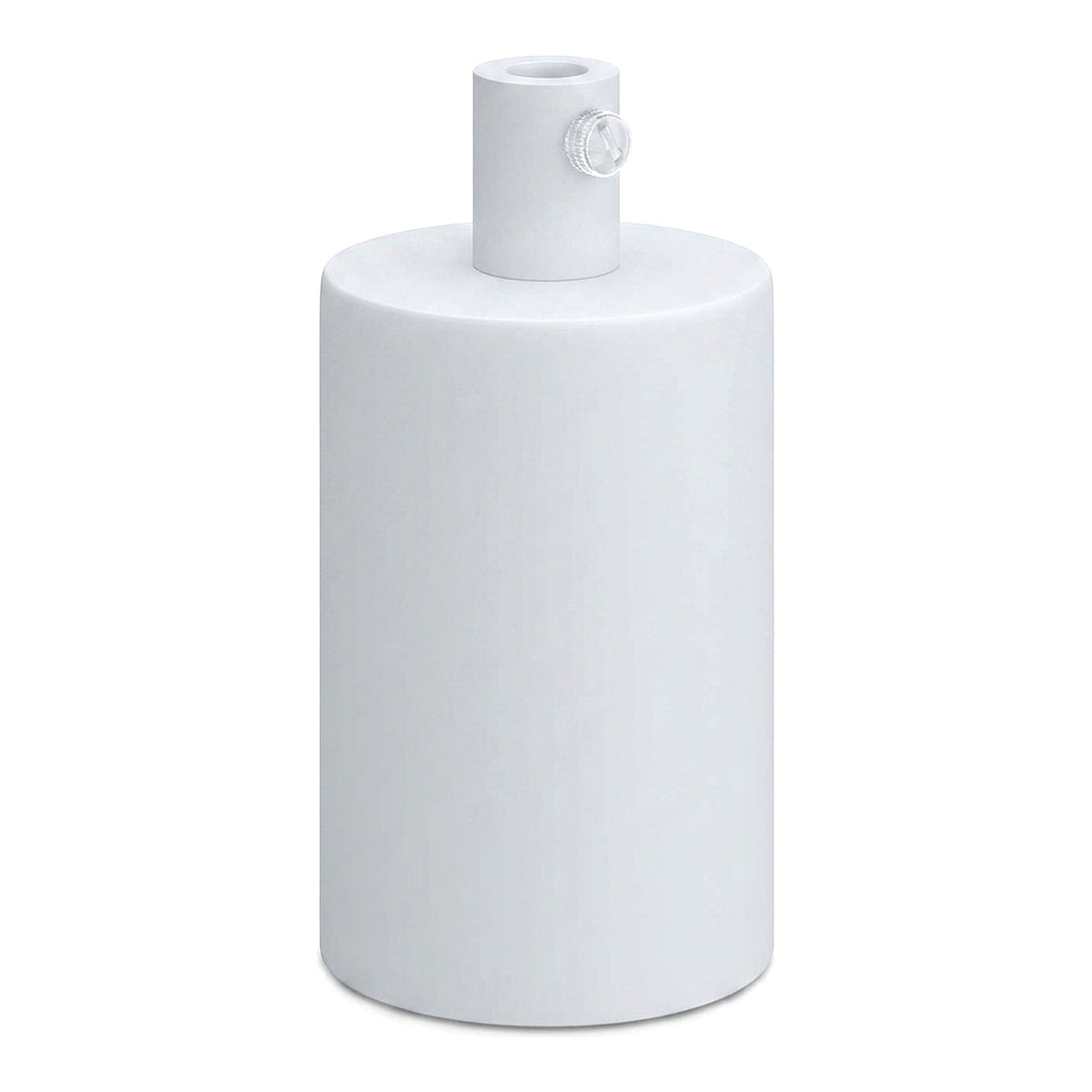 E27 cylindrical metal socket — Cylindrical metal / Matt white