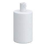 E27 cylindrical metal socket — Cylindrical metal / Matt white