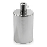 E27 cylindrical metal socket — Cylindrical metal / Chrome