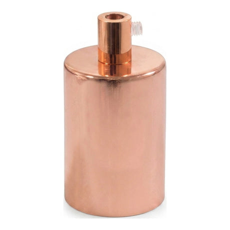 E27 cylindrical metal socket — Cylindrical metal / Copper