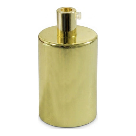 E27 cylindrical metal socket — Cylindrical metal / Brass