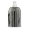 E27 hemispherical metal socket — Chrome