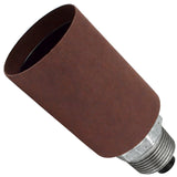 E27 smooth rust metal socket kit on male galvanized cast iron fitting