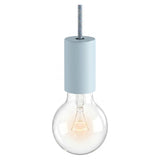 E27 pastel metal socket — Sky blue