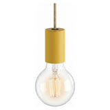 E27 pastel metal socket — Mustard