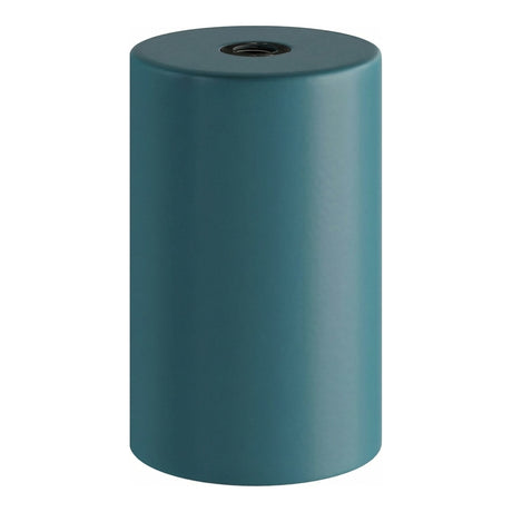E27 pastel metal socket — Petrol blue
