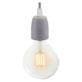 E27 porcelain socket — Grey