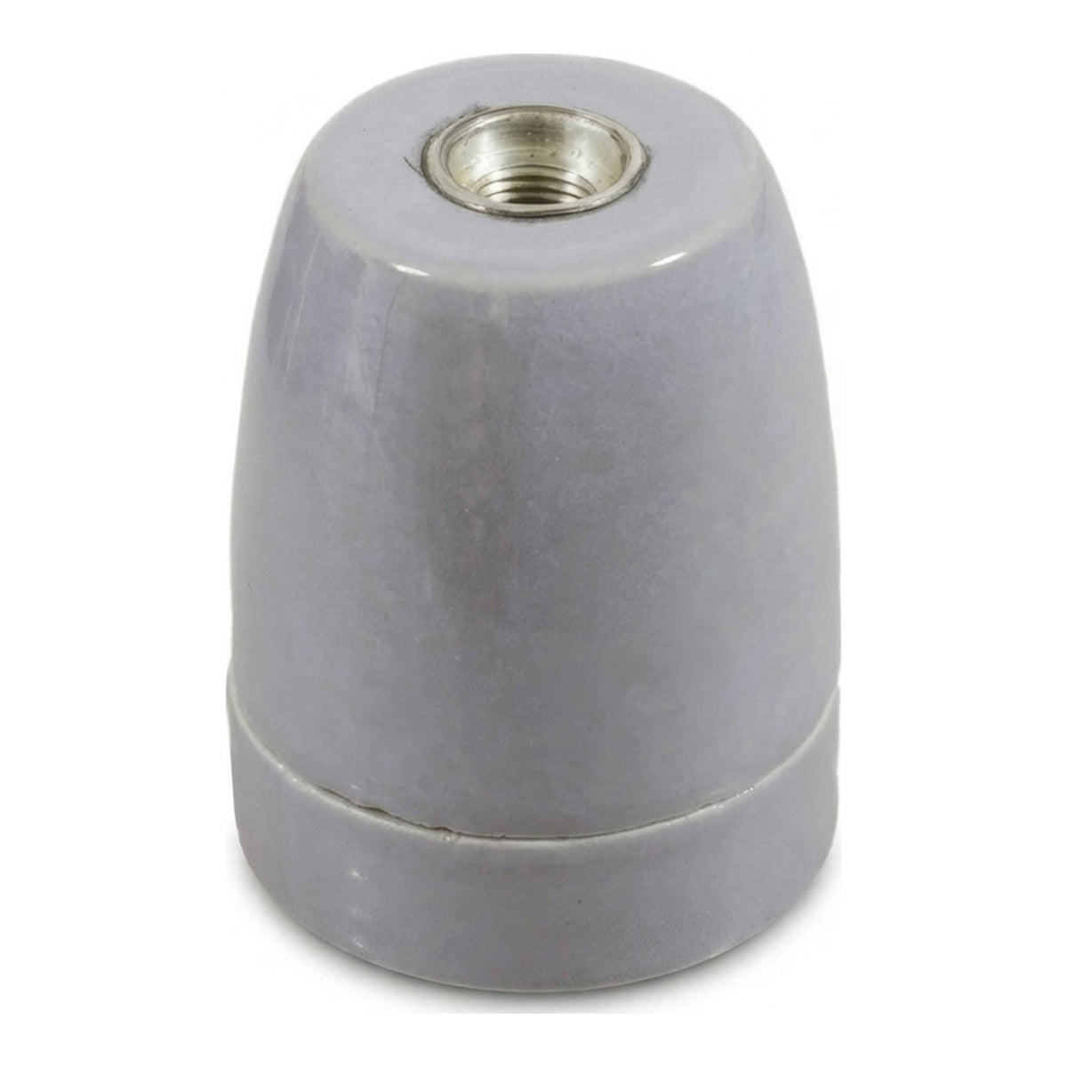 E27 porcelain socket — Grey