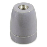E27 porcelain socket — Grey
