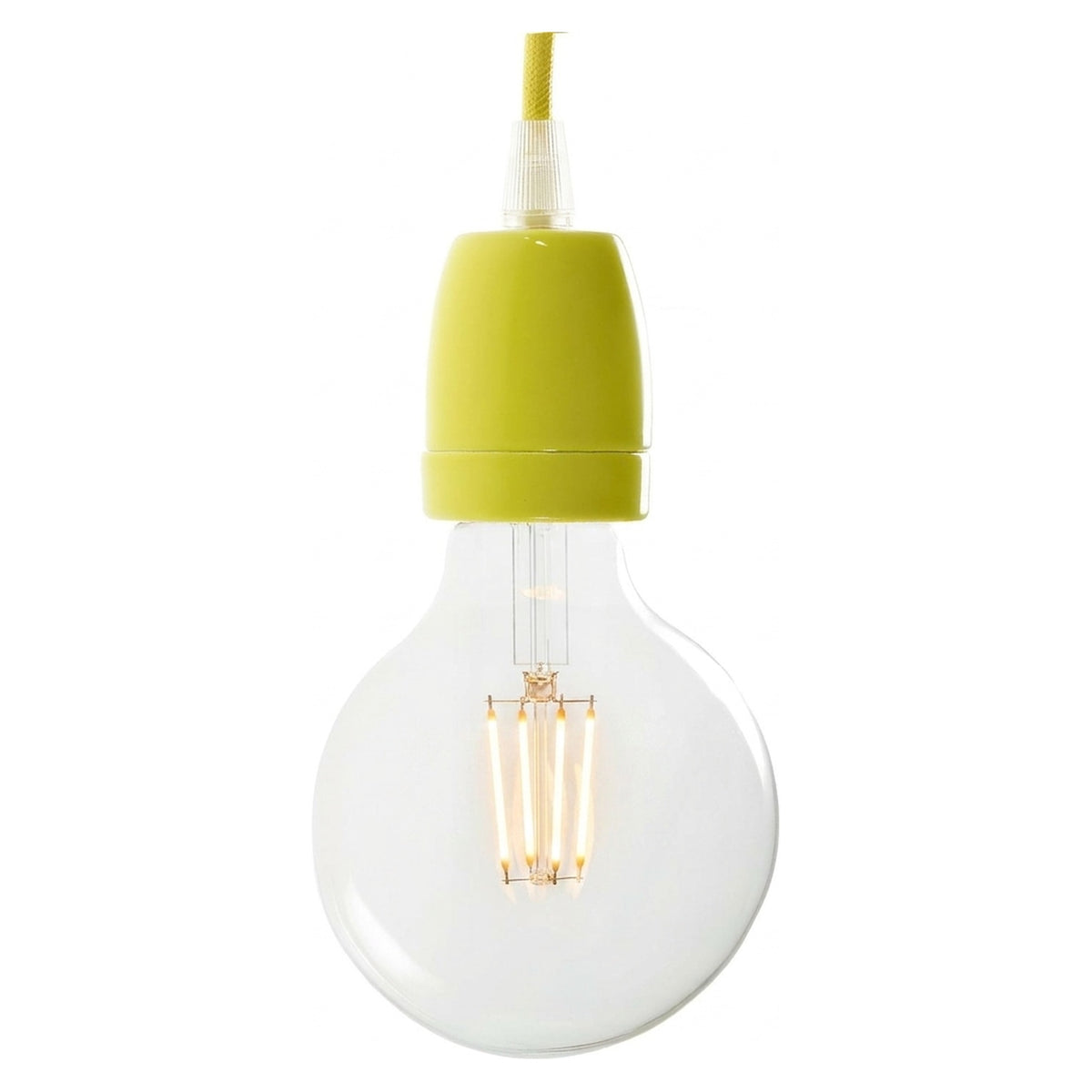E27 porcelain socket — Yellow