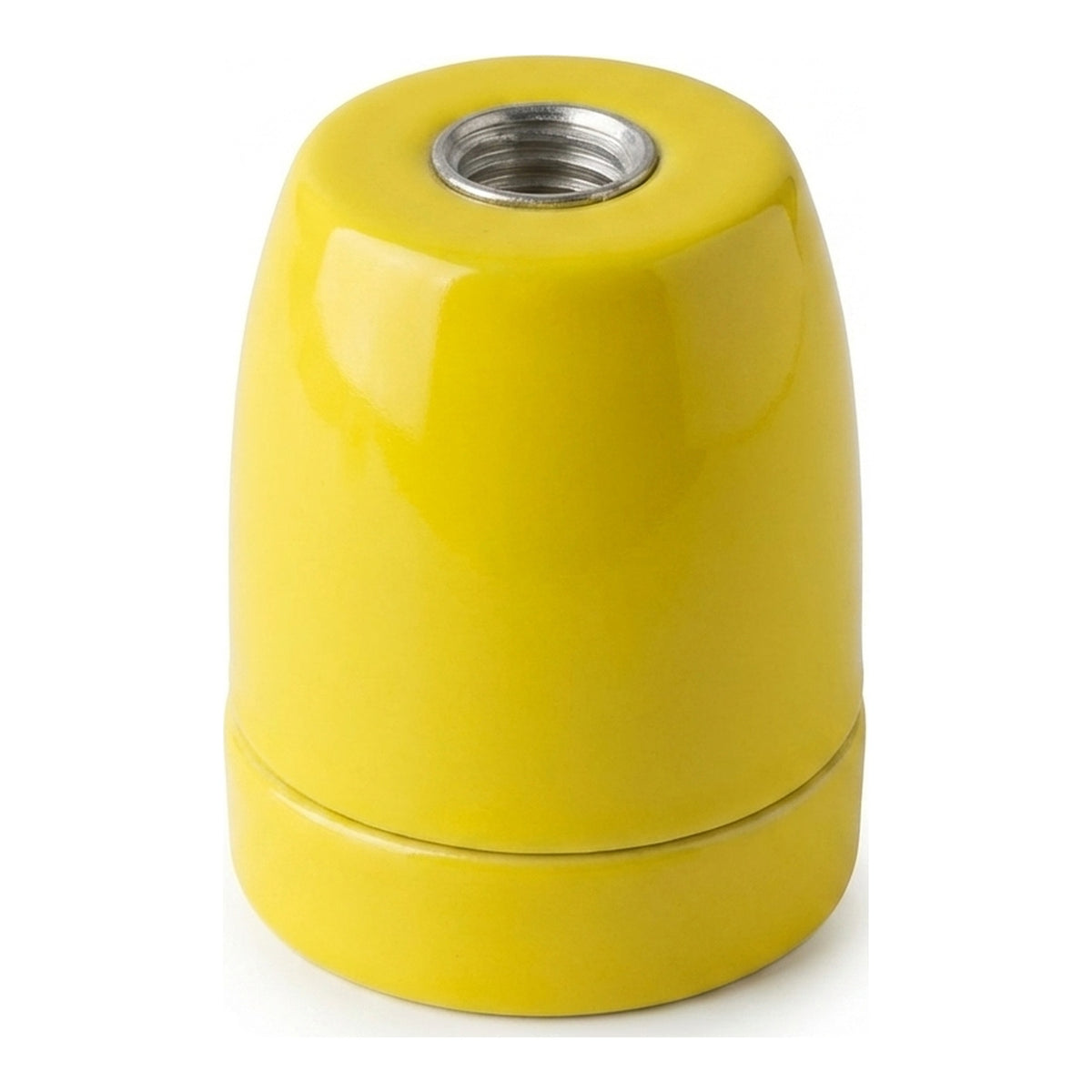 E27 porcelain socket — Yellow