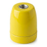 E27 porcelain socket — Yellow